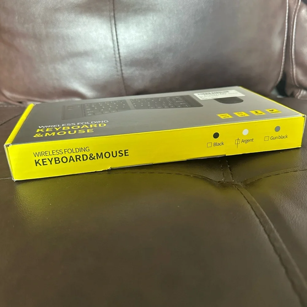 Wireless Folding Keyboard & Mouse Set